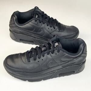 Nike Air Max 90 Sneakers Shoes Black Big Kids Youth Boy Girl 4.5